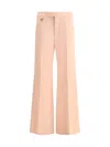 Chloé Wool Wide-leg Pants D-ring Detail