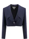Chloé Tailored Wool Cropped Blazer