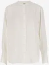 Chloé Viscose-silk Blend Shirt In White