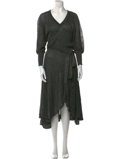 Pre-owned Chloé V-neck Long Dress W/ Tags