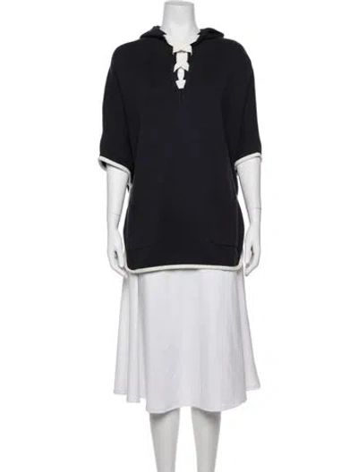 Pre-owned Chloé V-neck Sweater In Blue