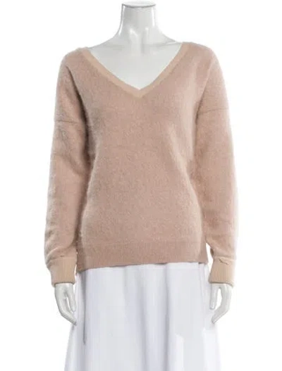 Pre-owned Chloé V-neck Sweater In Pink