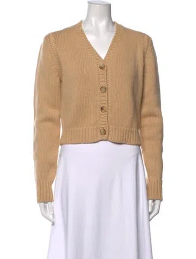 Pre-owned Chloé V-neck Sweater W/ Tags In Blue