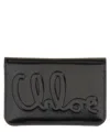 Chloé Smooth Leather Wallet In Black