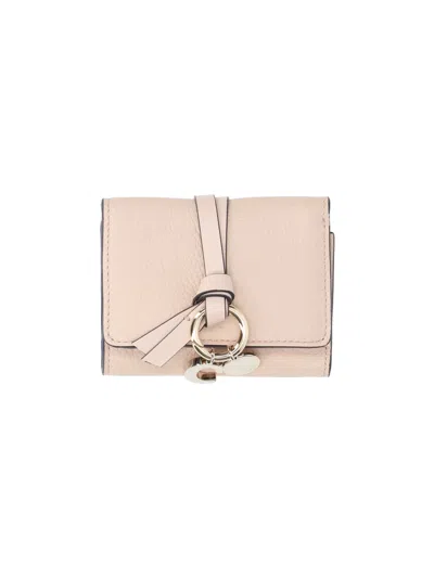 Chloé Wallet Alphabet In Pink