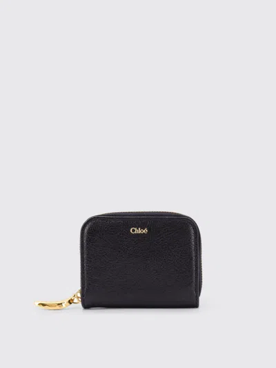 CHLOÉ WALLET CHLOÉ WOMAN COLOR BLACK,H42501002