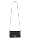 Chloé Wallet With Flap And Chain "iconic" In Black