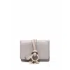Chloé Alphabet Tri-fold Wallet In Silver