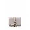 Chloé Alphabet Tri-fold Wallet In Gray