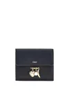 Chloé Women Charms Trifold Wallet In Black