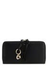 Chloé Chloe Black Leather Wallet In Black