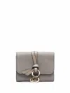 Chloé Alphabet Wallet In Cashmere Grey