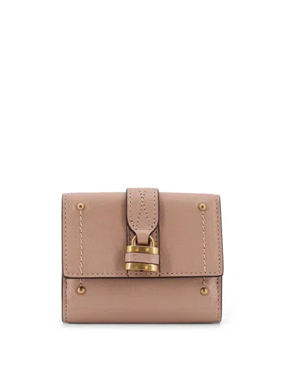 CHLOÉ WALLETS EARTHY PINK