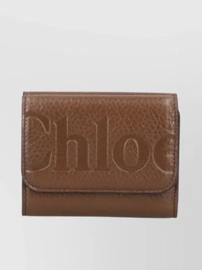 CHLOÉ WALLETS IN TEXTURED LEATHER