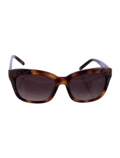 Pre-owned Chloé Wayfarer Gradient Sunglasses In Brown