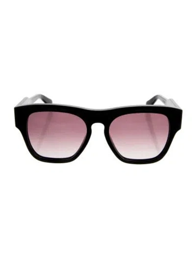 Pre-owned Chloé Wayfarer Gradient Sunglasses W/ Tags In Black