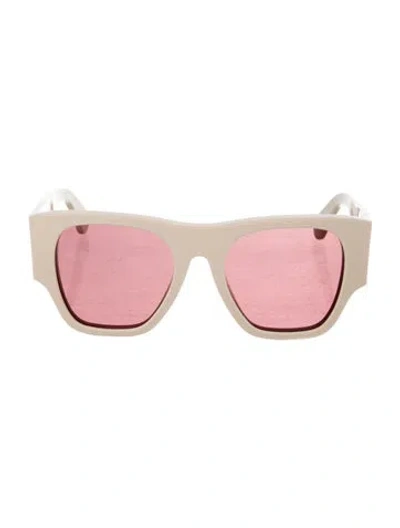 Pre-owned Chloé Wayfarer Tinted Sunglasses In Neutral