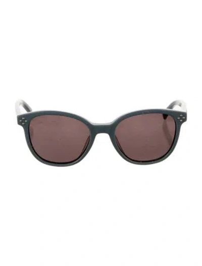 Pre-owned Chloé Wayfarer Tinted Sunglasses W/ Tags In Blue