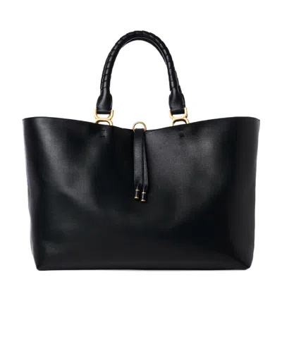 Chloé Weave A Handbag In Black