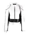 Chloé Whipstitch-detailing Leather Jacket