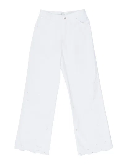 Chloé Chloe' Pantalone In White