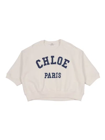Chloé Chloe' Felpa In Neutral