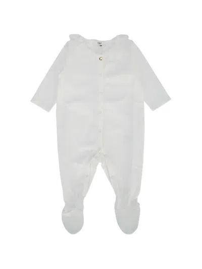 Chloé White Babygrow Set Of Three