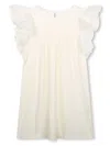 Chloé Eyelets Lace Dress In White
