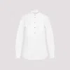 Chloé Long-sleeved Tuxedo Shirt In Nude & Neutrals