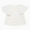 Chloé White Cotton Blouse With Embroidery In White