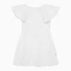 Chloé White Cotton Dress With Embroidery In White