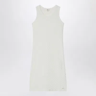 Chloé White Cotton Knit Dress