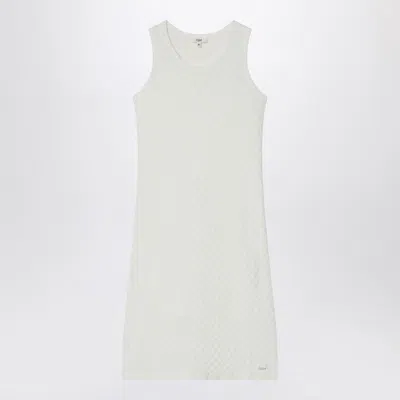 Chloé White Cotton Knit Dress