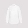 Chloé Buttoned Cotton Tuxedo Shirt In White
