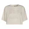 Chloé Biologic Cotton T-shirt With Frontal Logo Patch