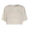 Chloé Biologic Cotton T-shirt With Frontal Logo Patch