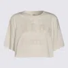 Chloé Biologic Cotton T-shirt With Frontal Logo Patch