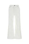 Chloé Jeans In Denim Bianco Donna In White