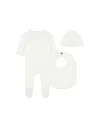 Chloé Ruffle-detail Organic Cotton Babygrow Set In White