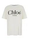 Chloé Chloe Women White Jersey Oversize T-shirt