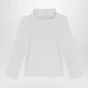 Chloé White Jersey With Ruffled Collar