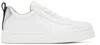 Chloé White Lauren Sneakers In 9dl Silver