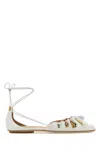 Chloé Ballerine Sea Treasures In Pelle Bianca Donna In White