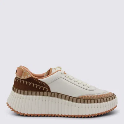 Chloé Nama Low-top Sneakers In Neutral