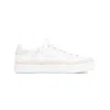 CHLOÉ WHITE LEATHER SNEAKERS FOR WOMEN
