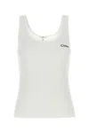 Chloé Cotton Tank Top In White