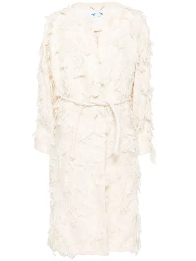 Pre-owned Chloé White Long Coat
