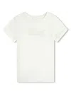 Chloé Logo Cotton T-shirt In White