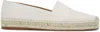 CHLOÉ WHITE PIIA FLAT ESPADRILLES