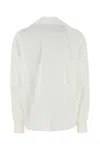 Chloé White Shirt With Embroidered Bow Tie